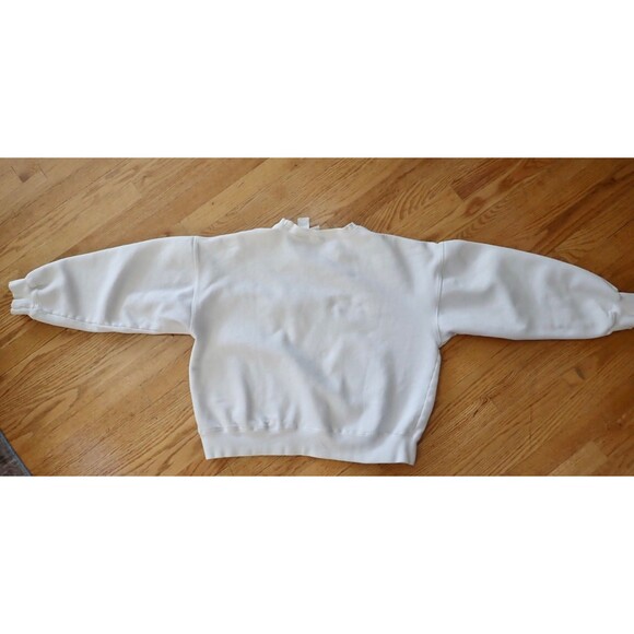 Disney Peace Love & Mickey Mouse Sz XL Unity White Logo Rainbow L/S Sweatshirt - Picture 2 of 7